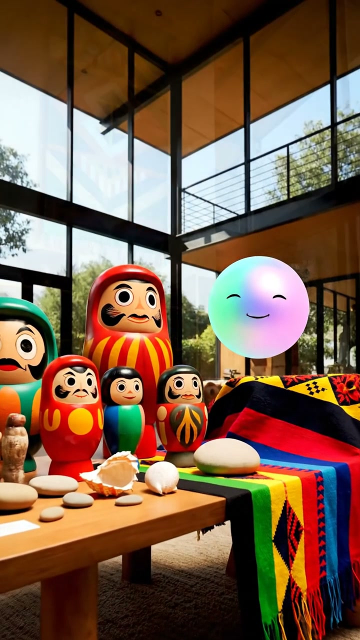 A living collage of global treasures