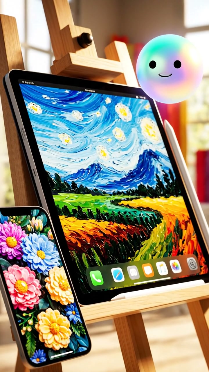 Painting with the iPad and iPhone