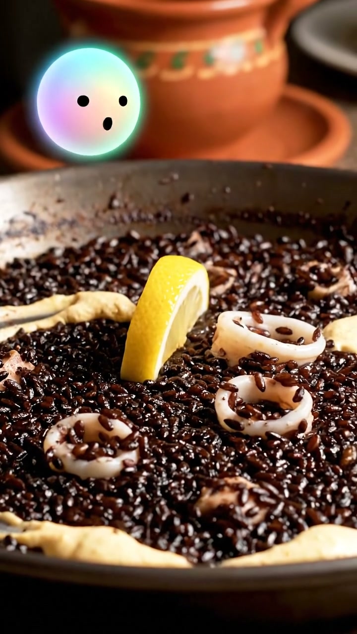 El sabor profundo del arroz negro