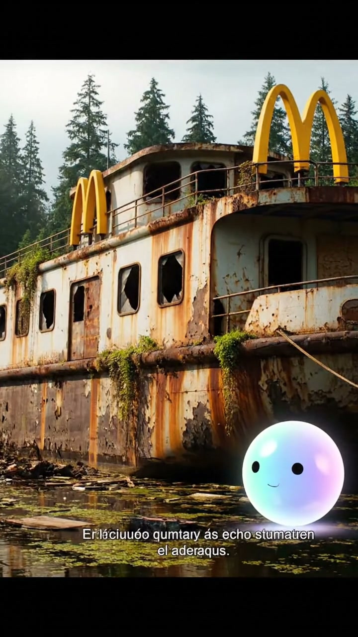 El restaurante flotante de hamburguesas
