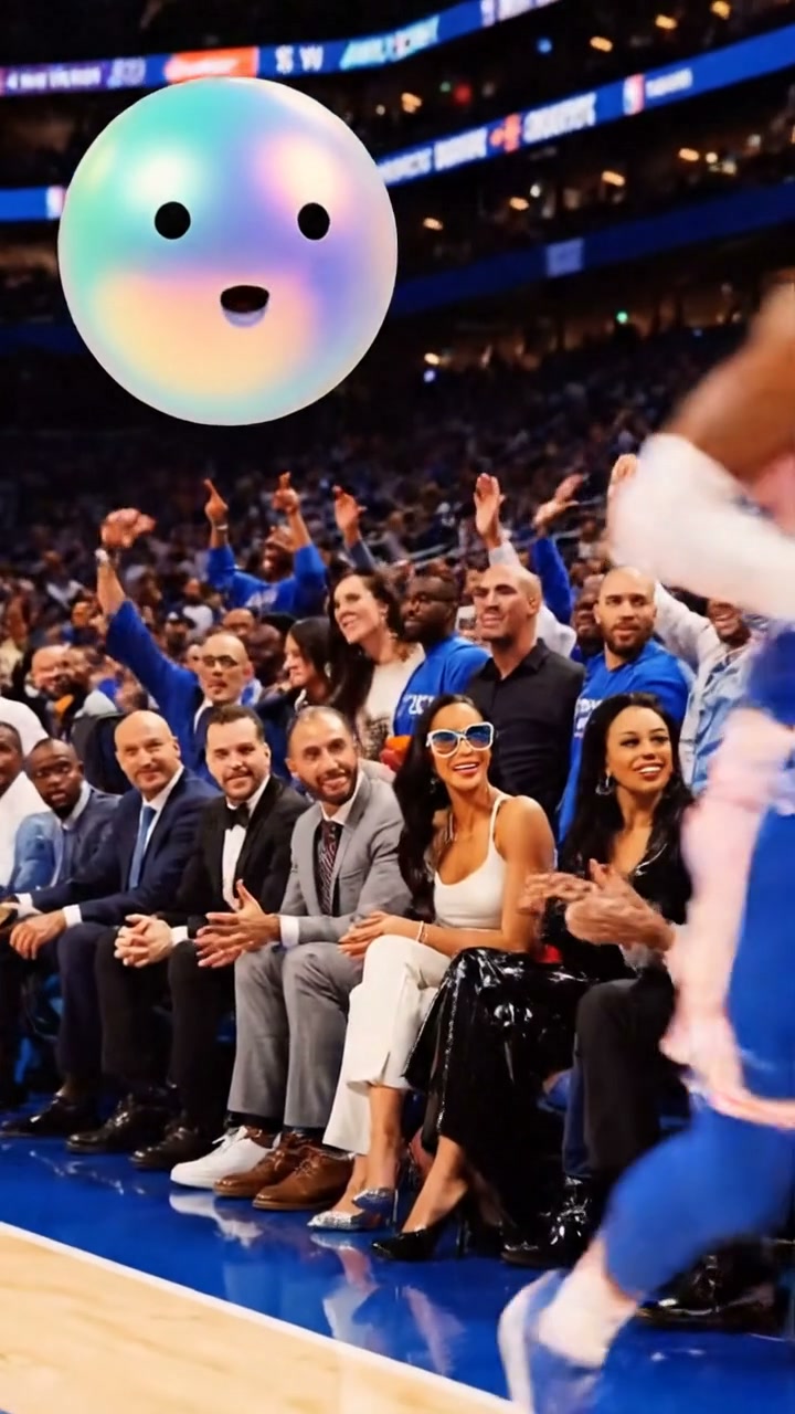 Celebrity row at the Garden