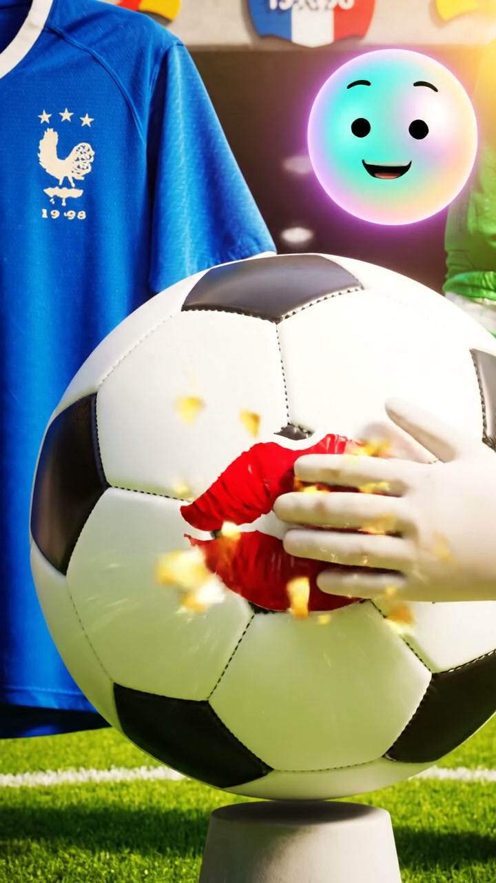 The luck of the pre-match kiss