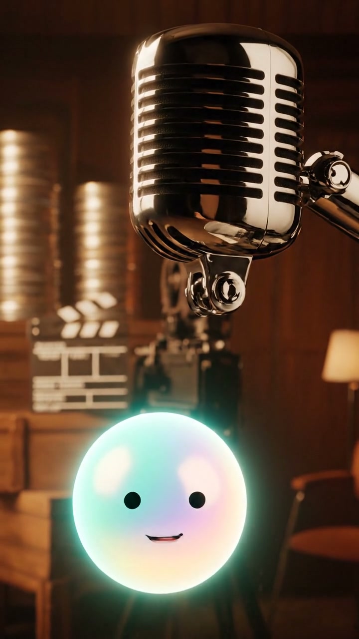 A movie star who speaks to the audience