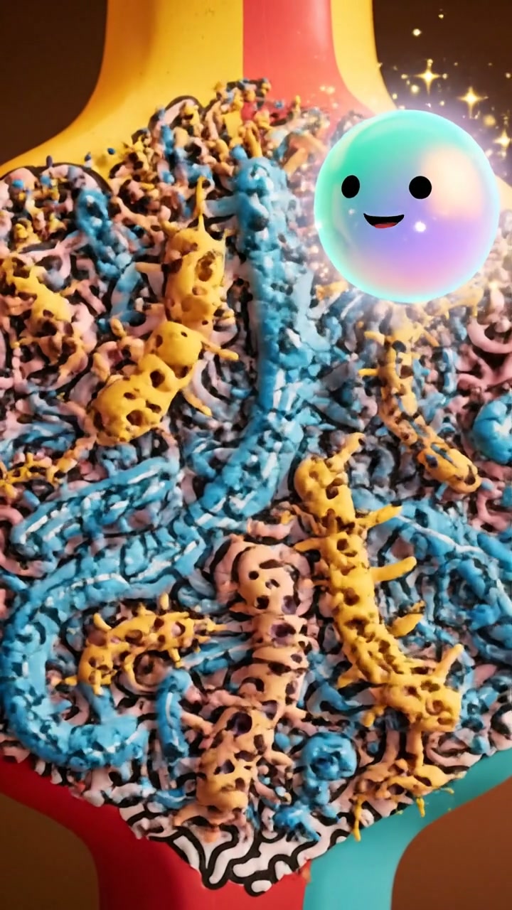 The famous Bacterio squiggle pattern