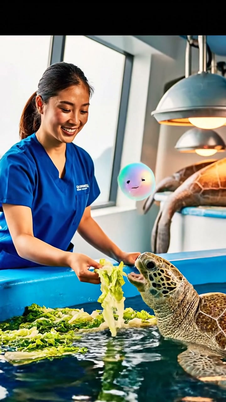 The dedicated marine animal rescue team