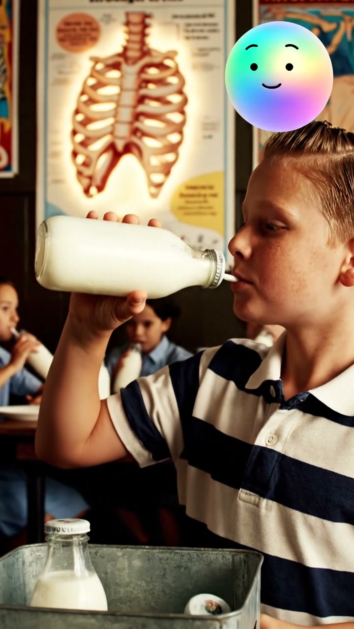 School milk programs started for stronger bones