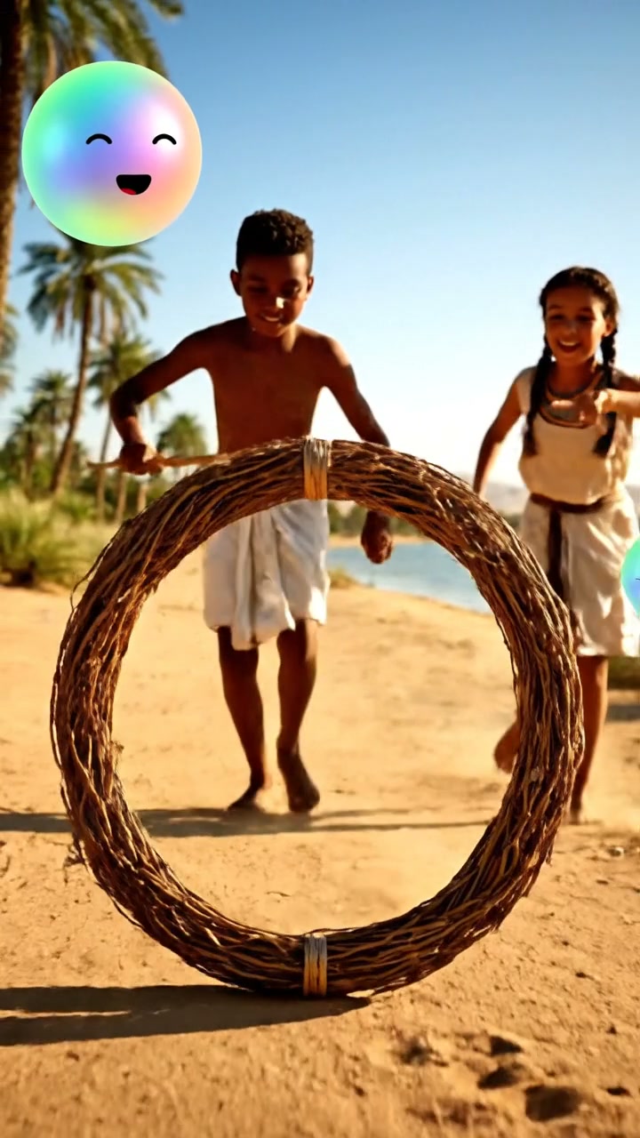 Grapevine toys along the ancient Nile