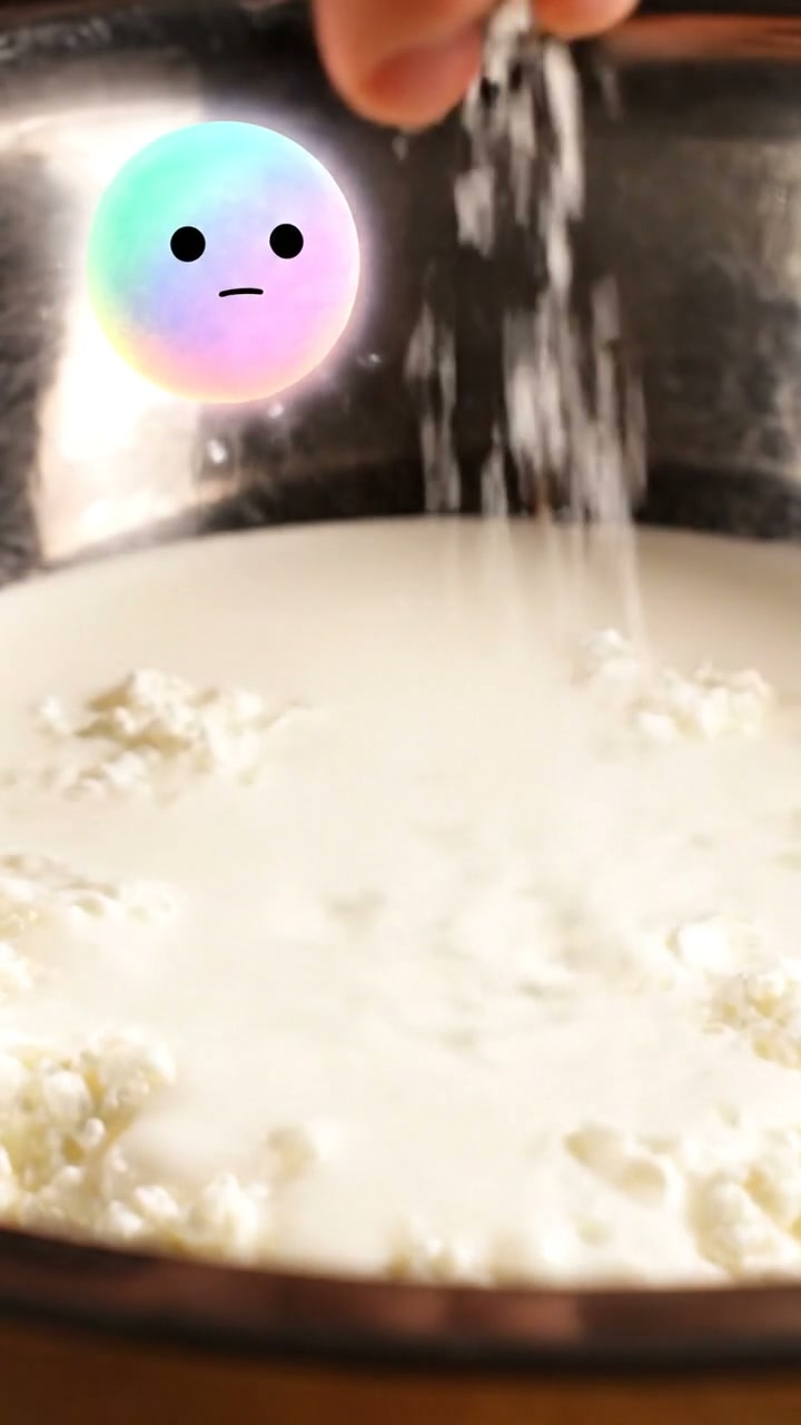 The final creamy dressing step