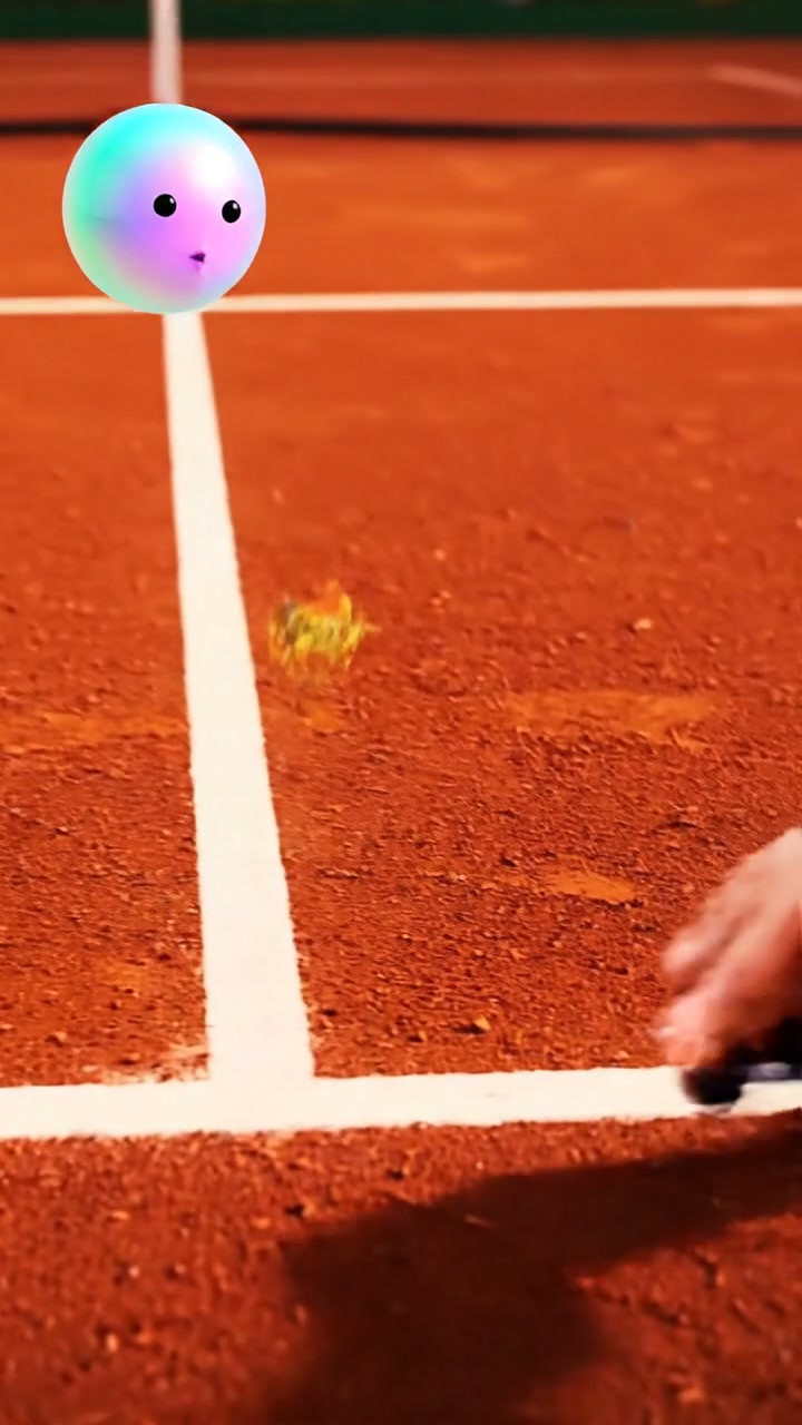 The surprising recipe of a red clay court