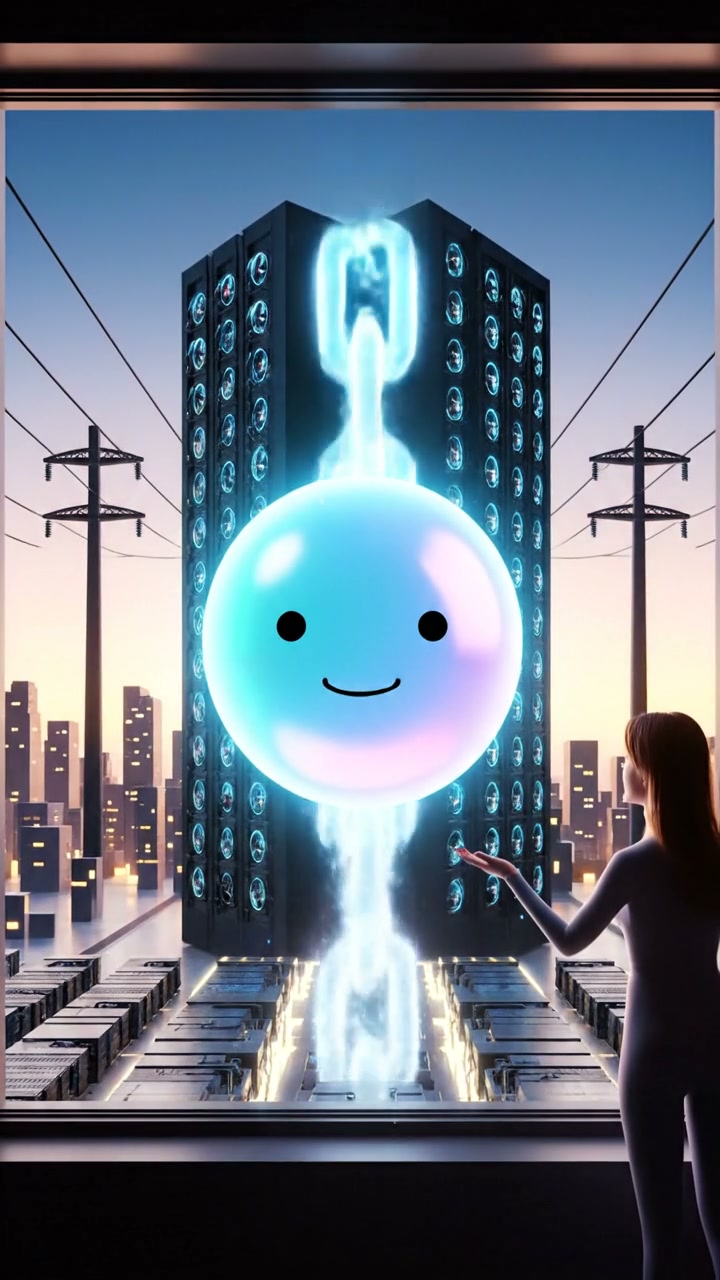 The massive energy needed to power the network