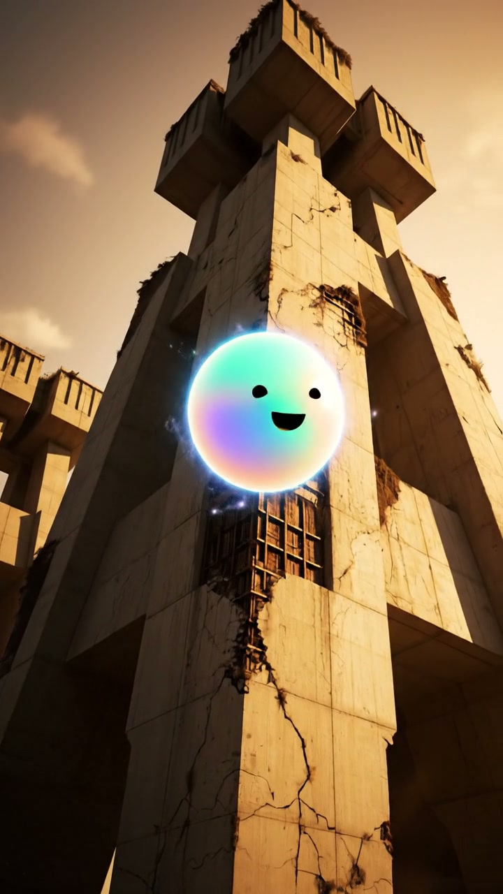 The massive concrete towers of a personal wasteland