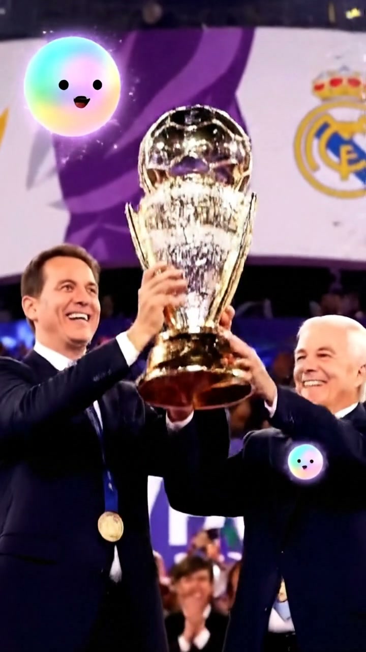 El trofeo de la FIFA al club del siglo