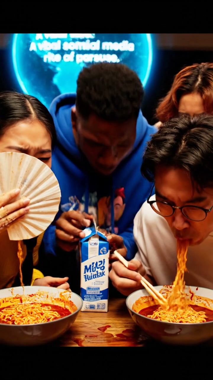 The fiery challenge of Korean buldak