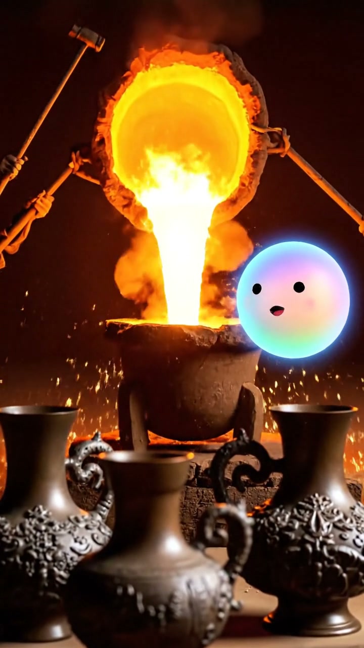 The mass production of ancient bronze