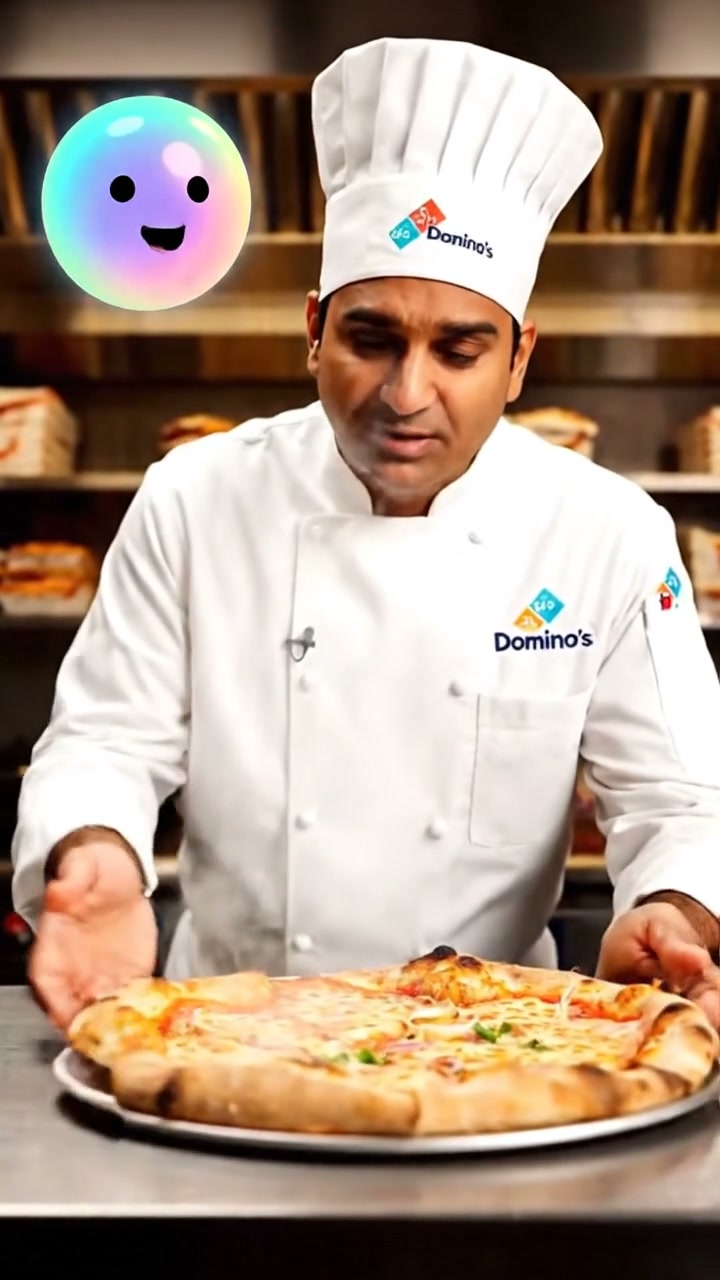 Admitting the pizza tasted like cardboard