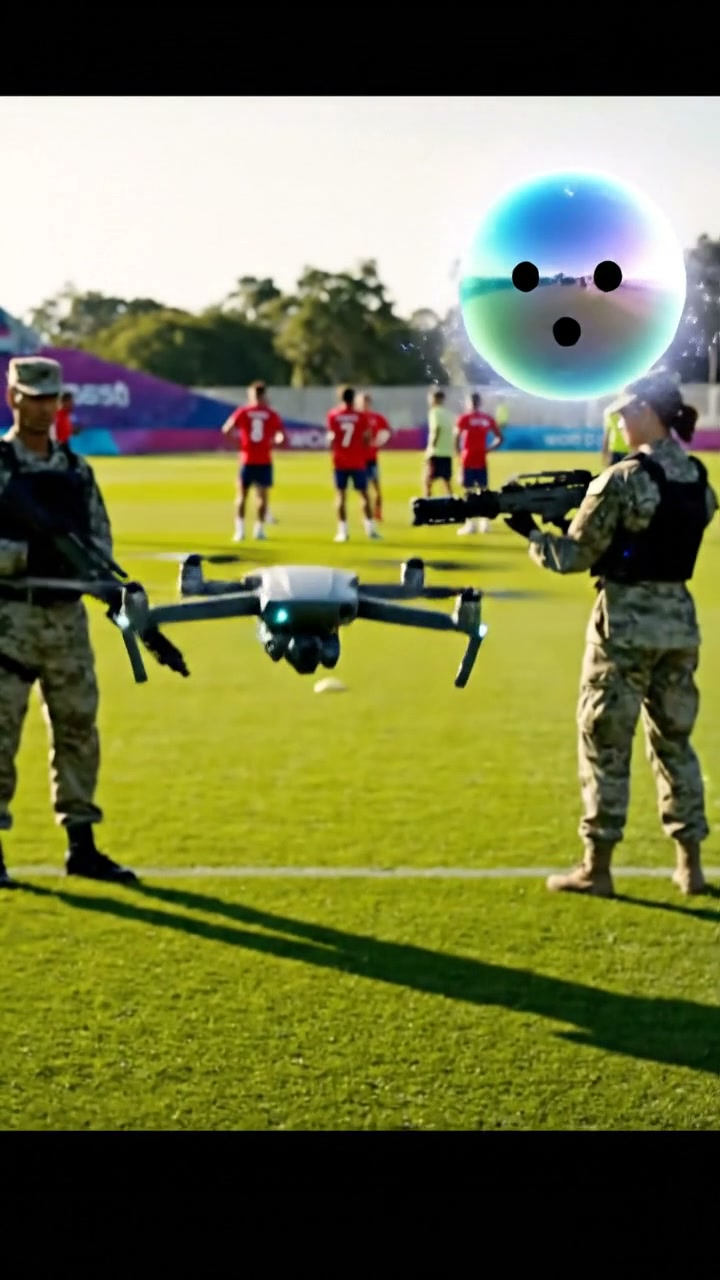 The training camp drone incident