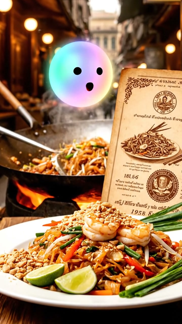 El origen del pad thai en Tailandia