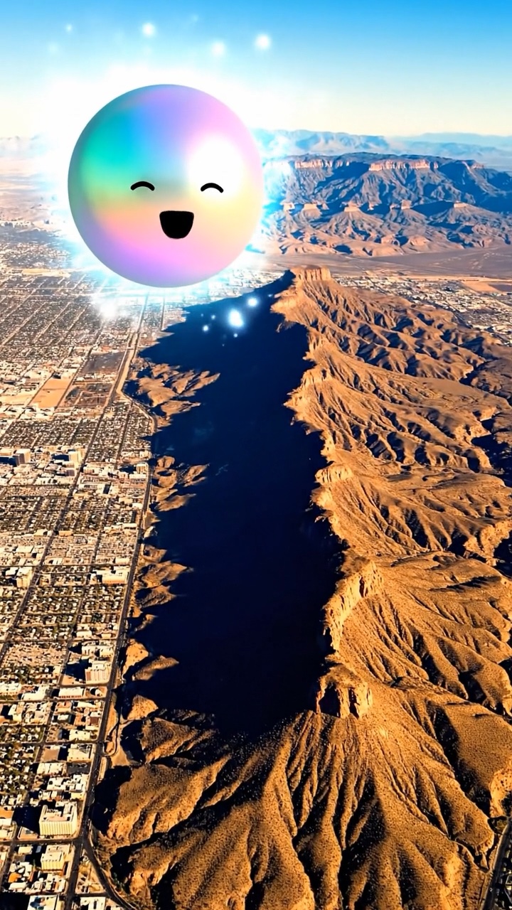 The mountain that splits a city in two