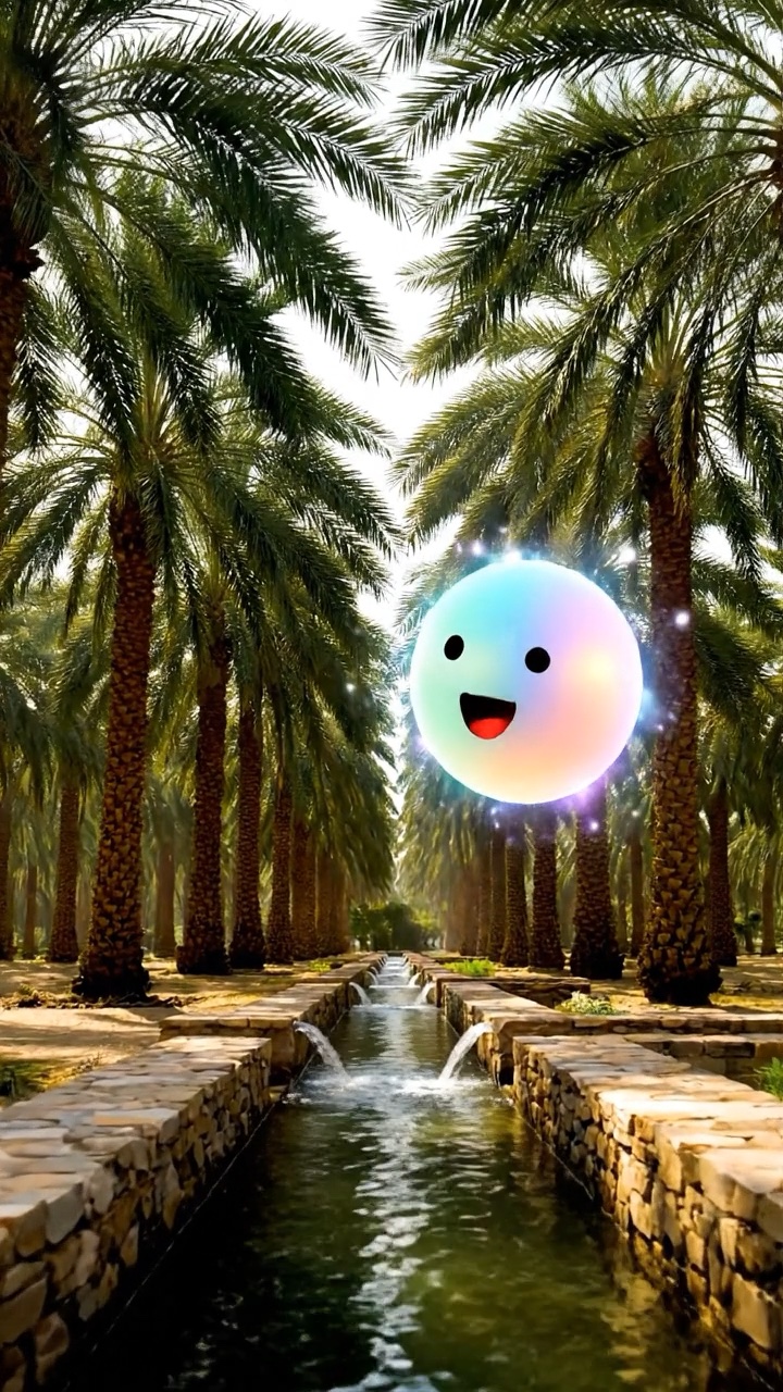 Los oasis que dan vida a la arena