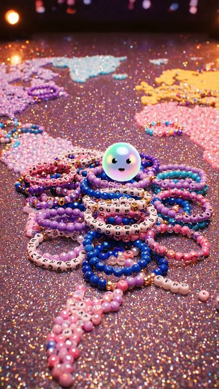 The trading of friendship bracelets
